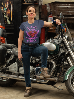 Women's Warrior Heart - Design on Front Only