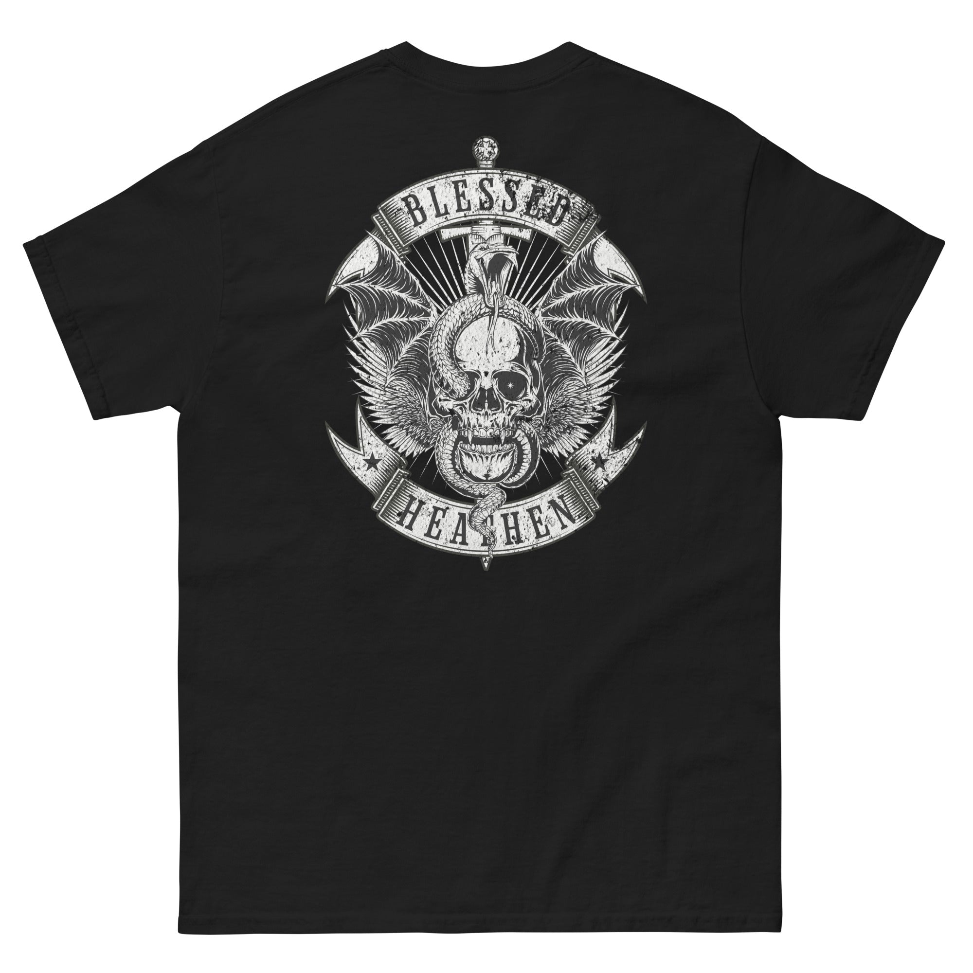 Men's Viper & Skull - Design on Back Only