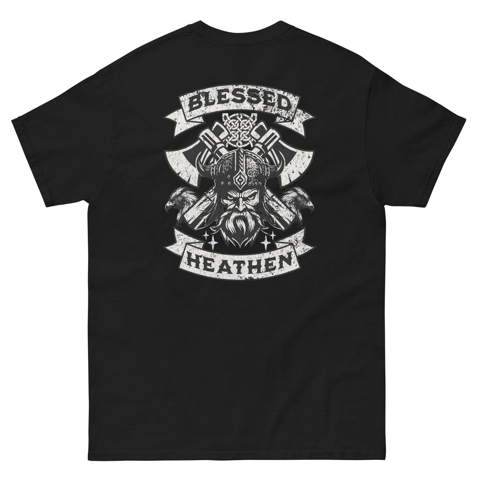 Men's Viking Warrior - Design on Back Only