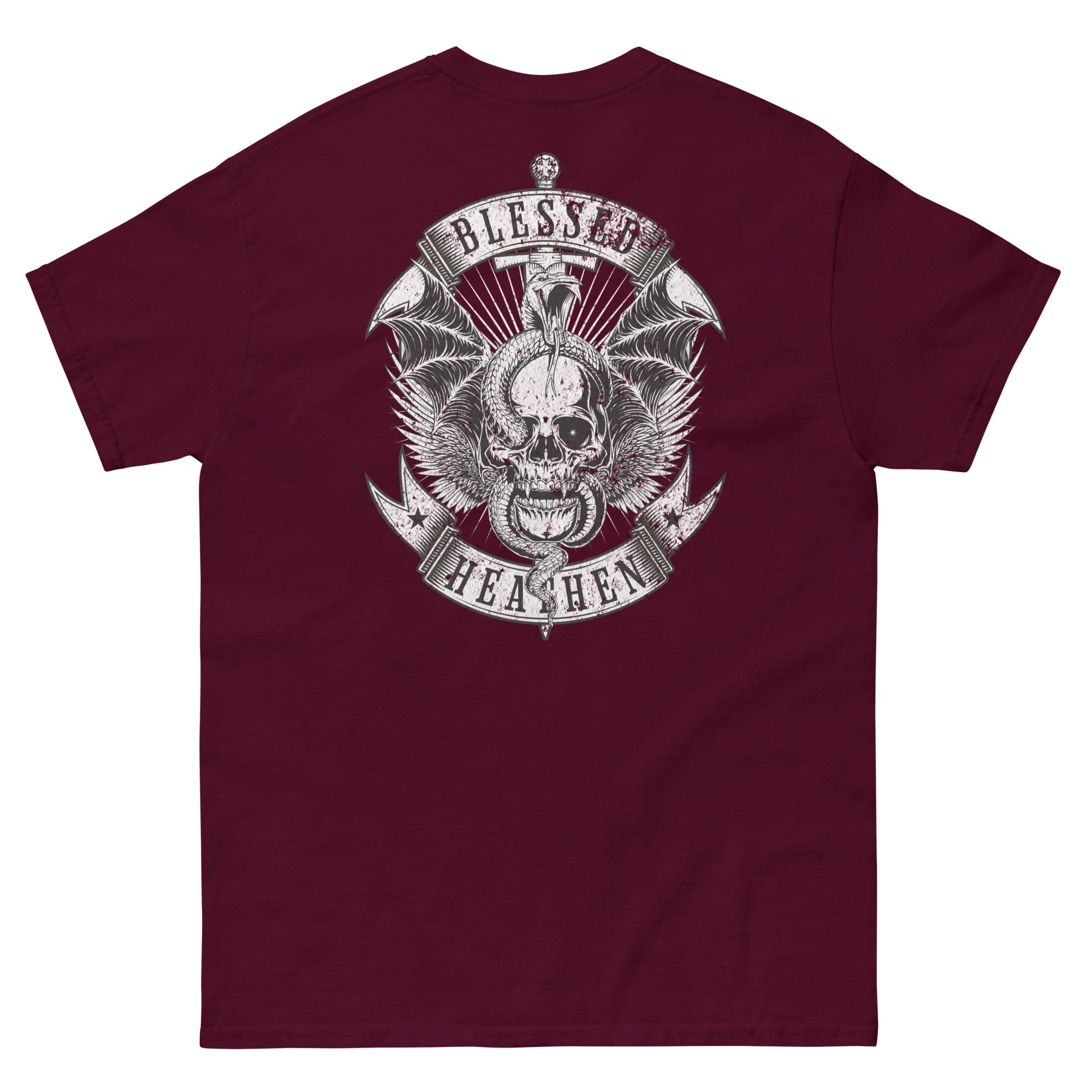 Men's Viper & Skull - Design on Back Only