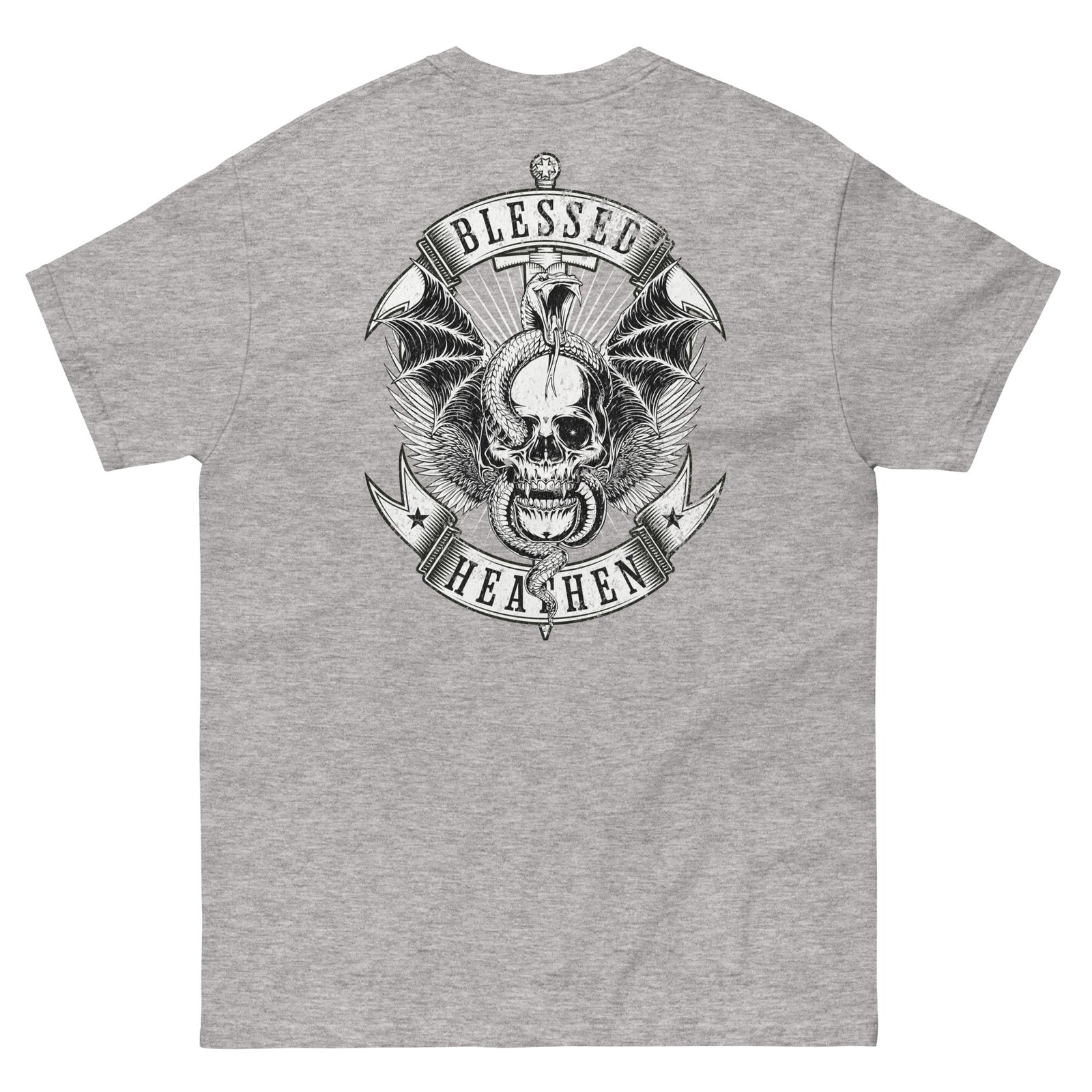 Men's Viper & Skull - Design on Back Only