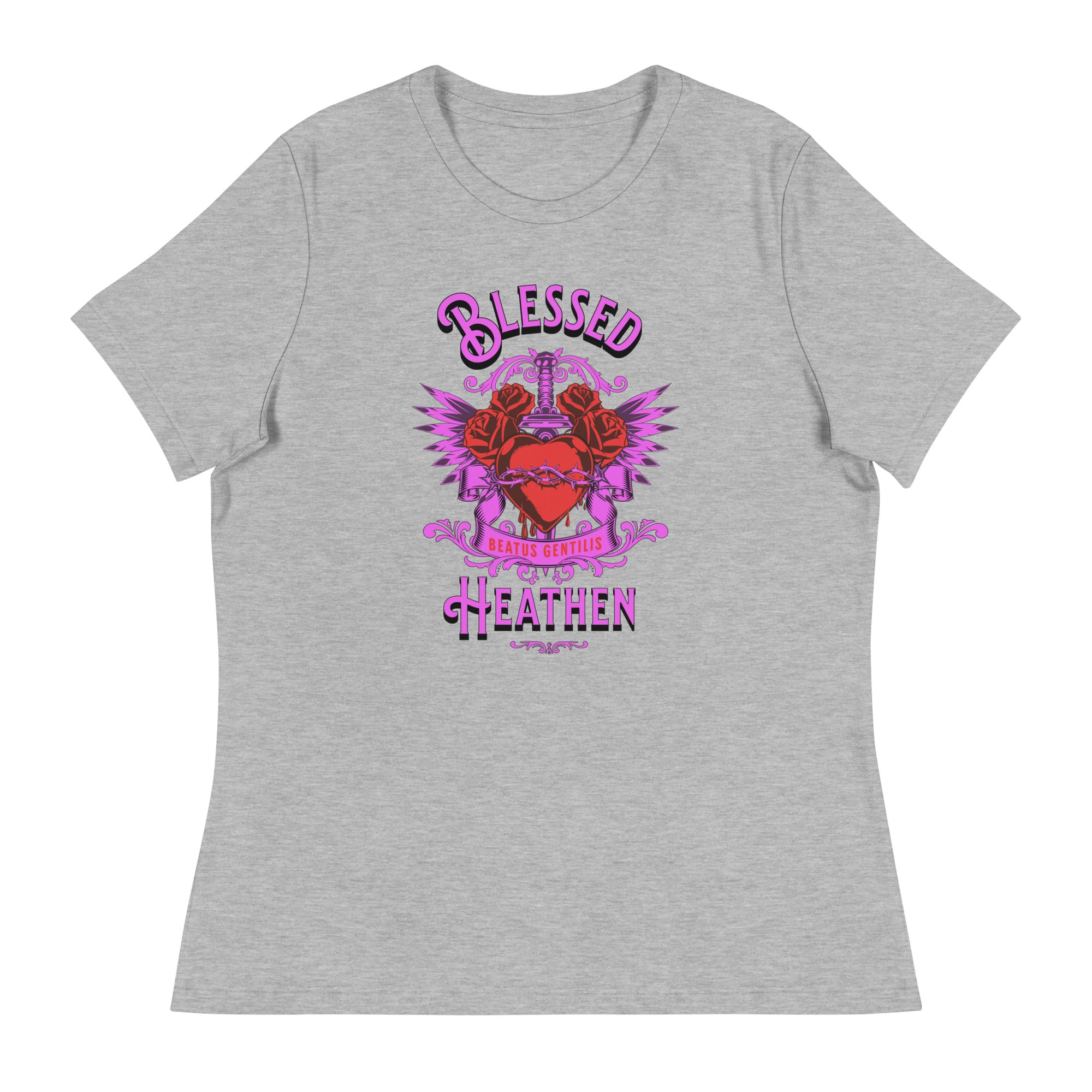 Women's Warrior Heart - Design on Front Only