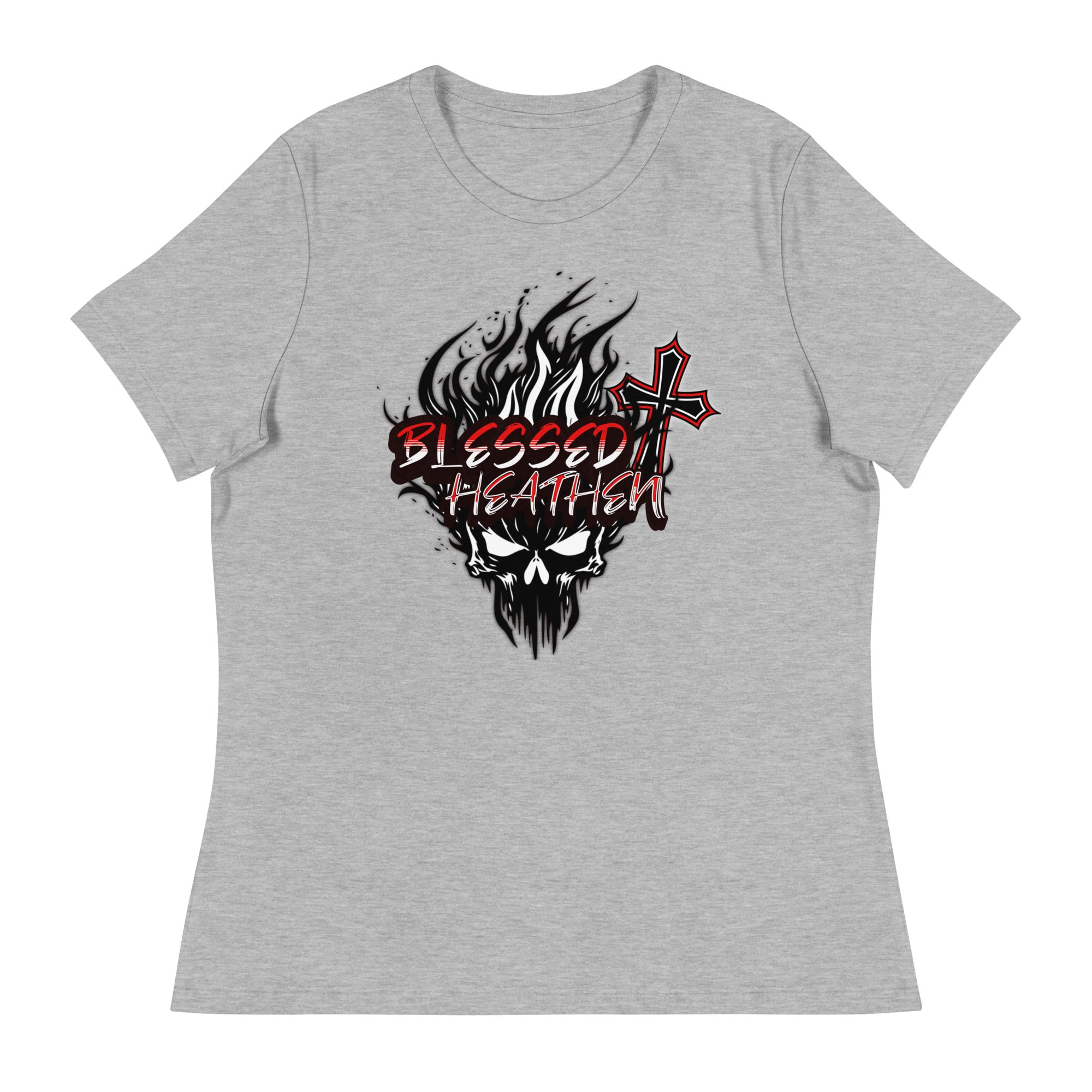 Women's Blessed Heathen Logo - Design on Front Only