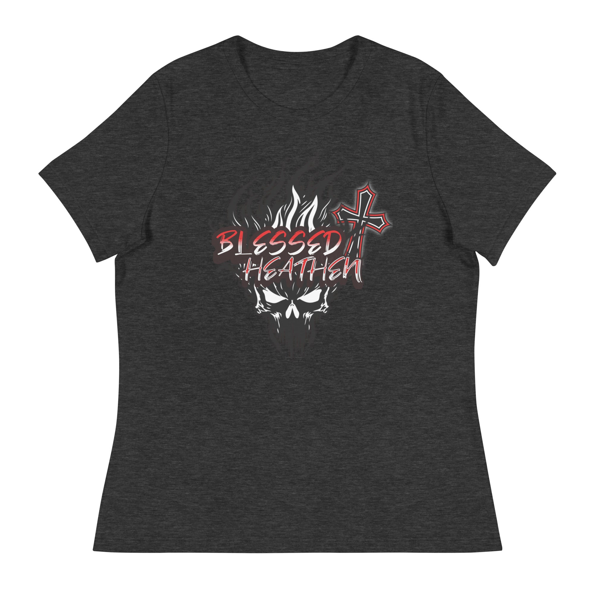 Women's Blessed Heathen Logo - Design on Front Only