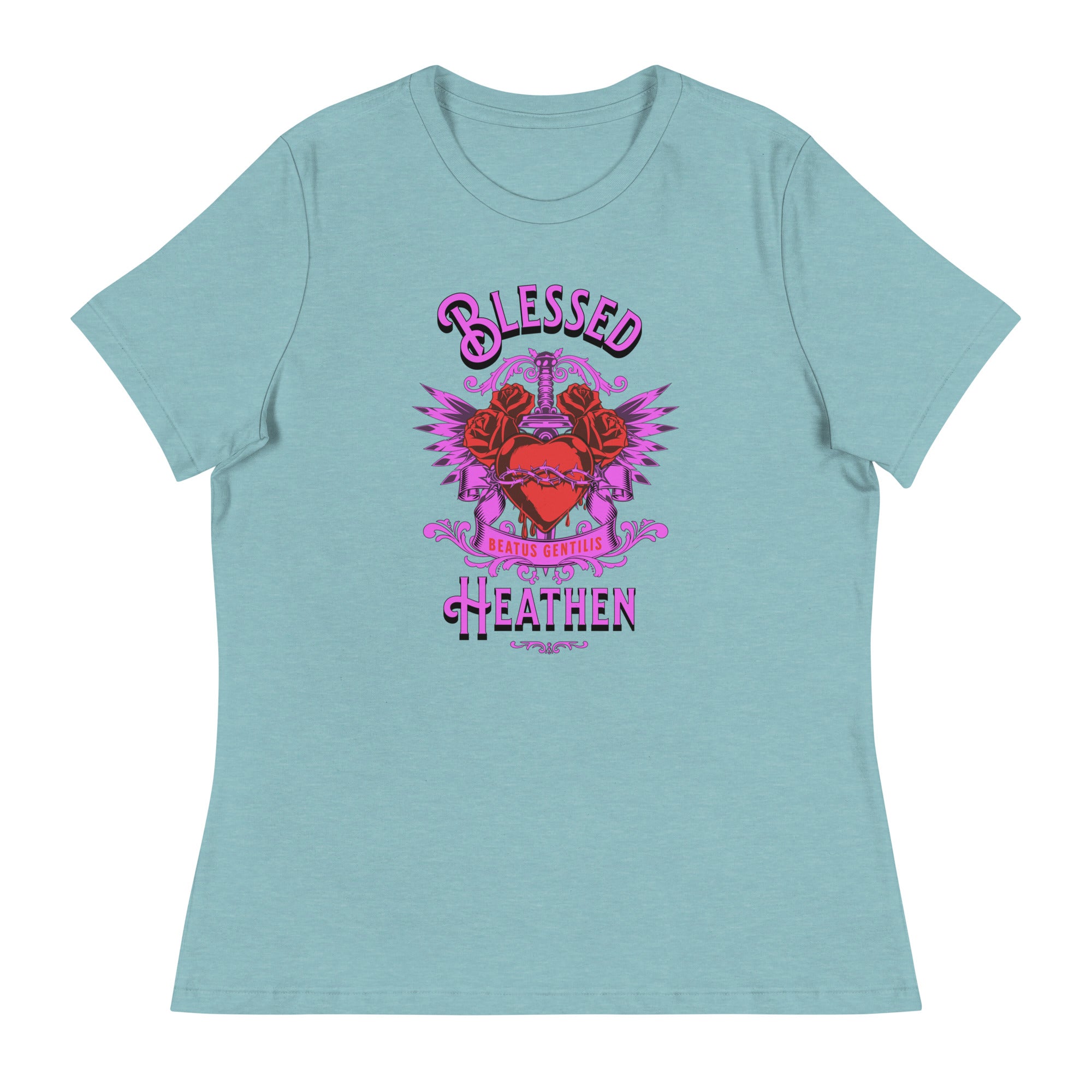 Women's Warrior Heart - Design on Front Only