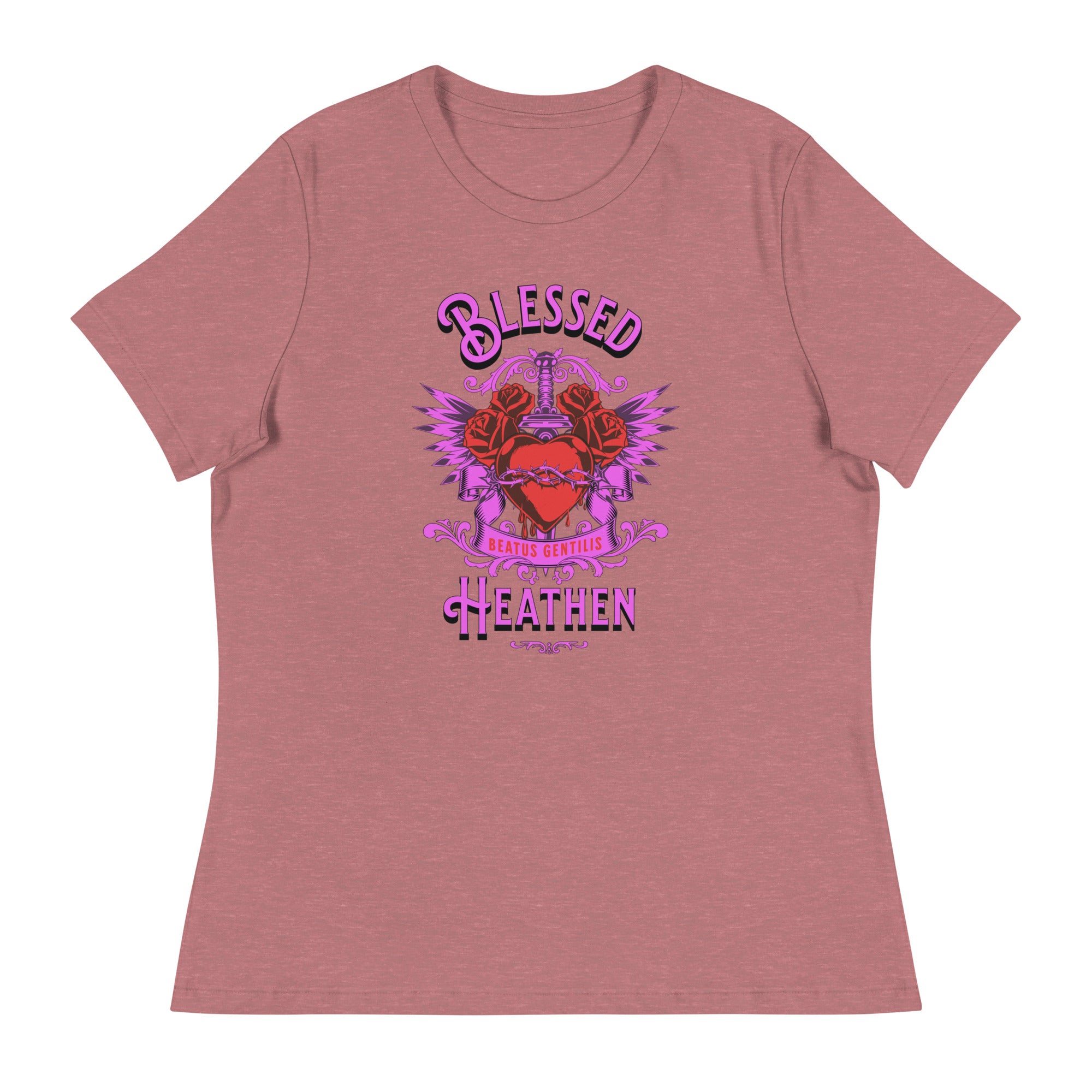 Women's Warrior Heart - Design on Front Only
