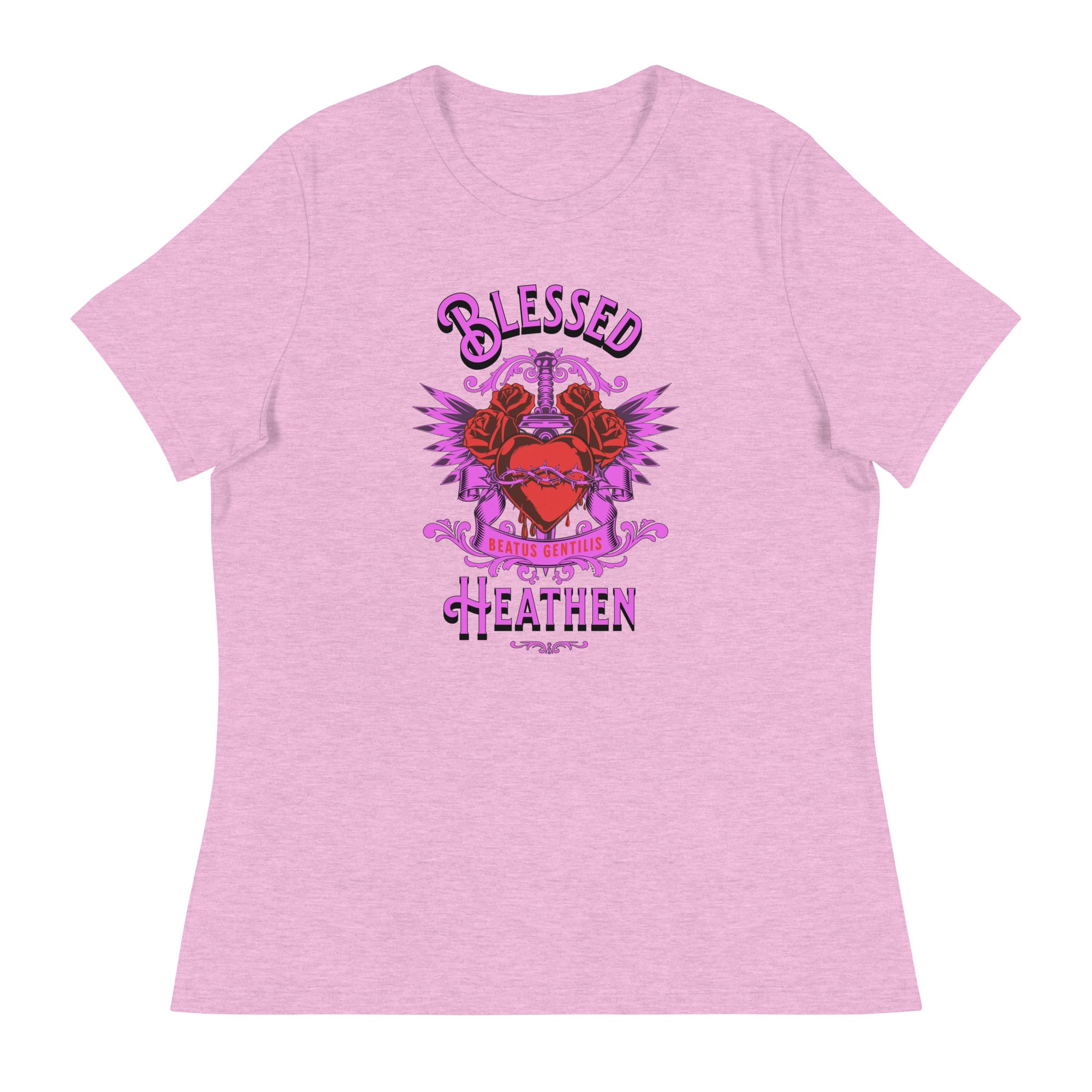 Women's Warrior Heart - Design on Front Only