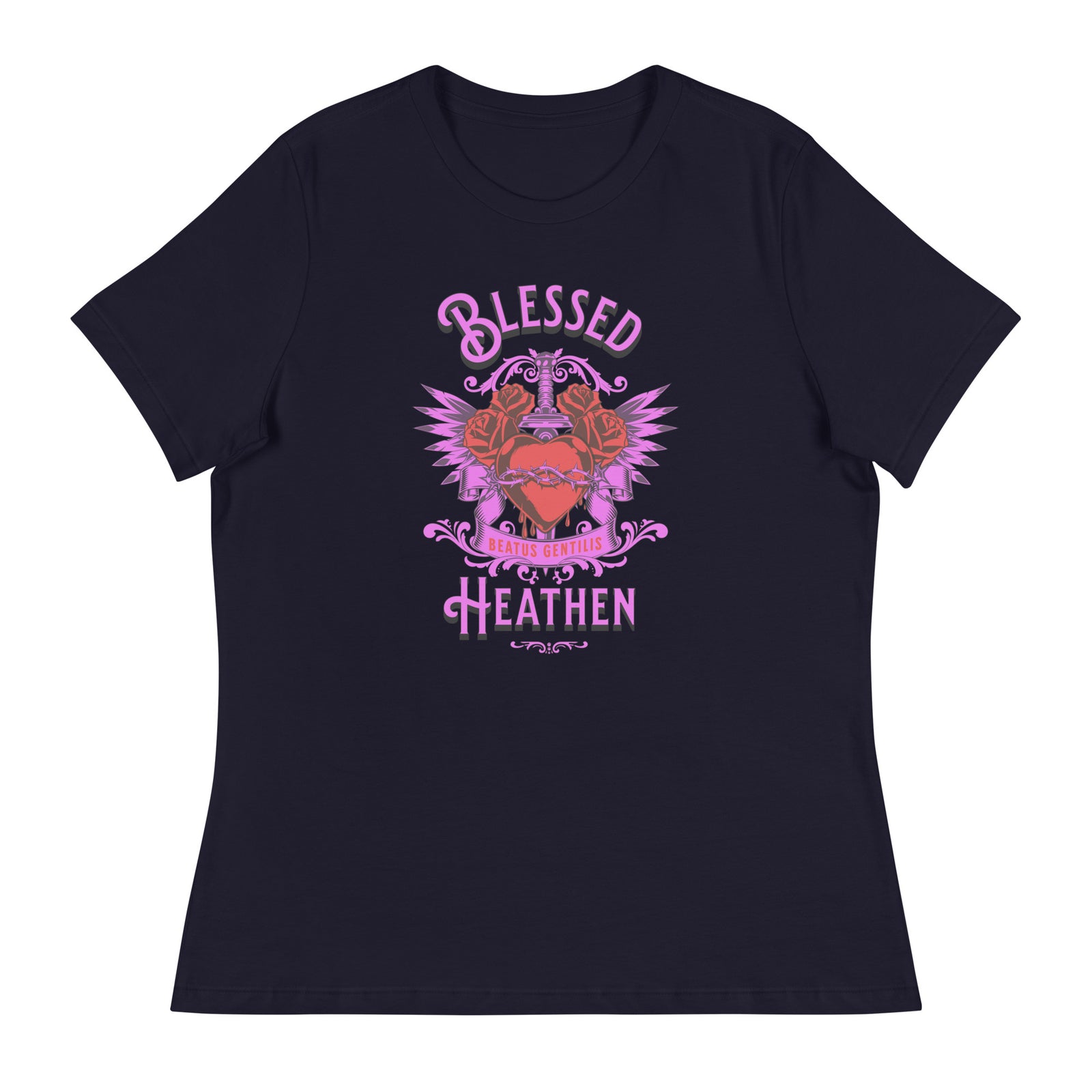 Women's Warrior Heart - Design on Front Only