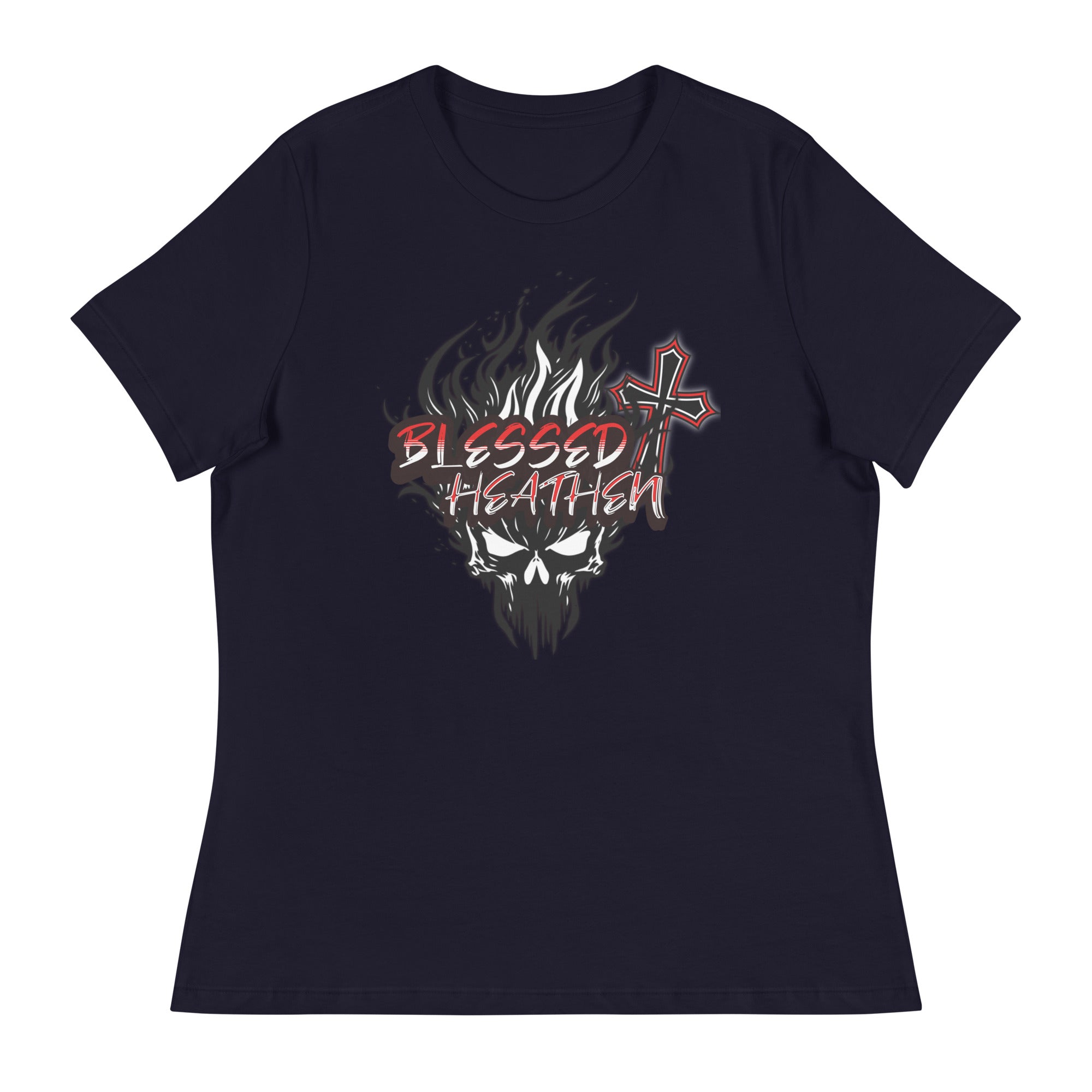 Women's Blessed Heathen Logo - Design on Front Only