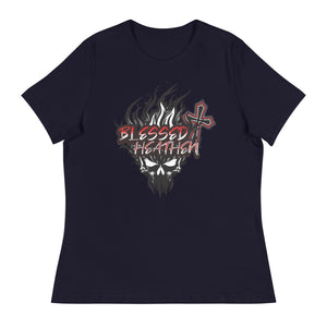 Women's Blessed Heathen Logo - Design on Front Only