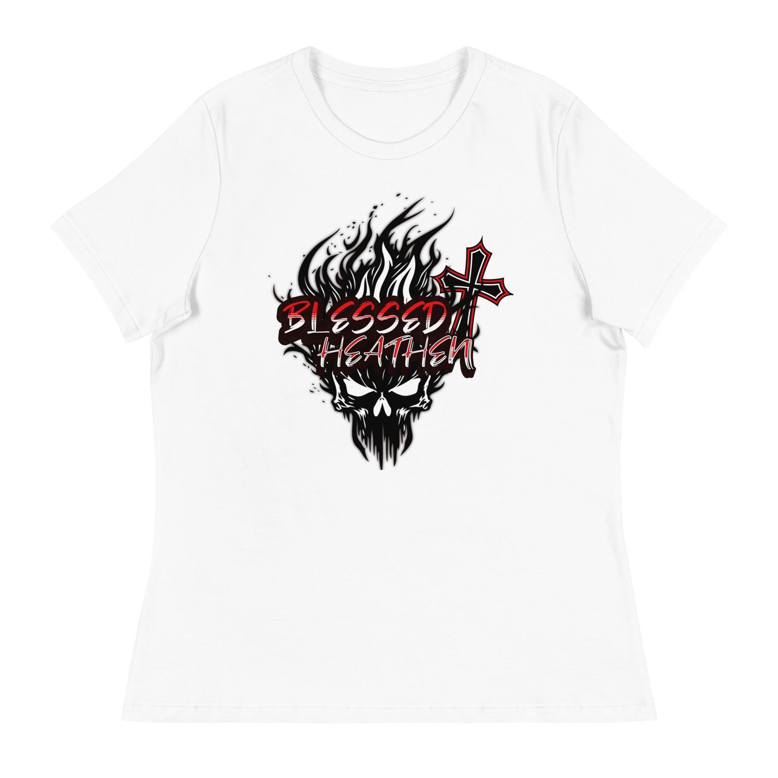 Women's Blessed Heathen Logo - Design on Front Only